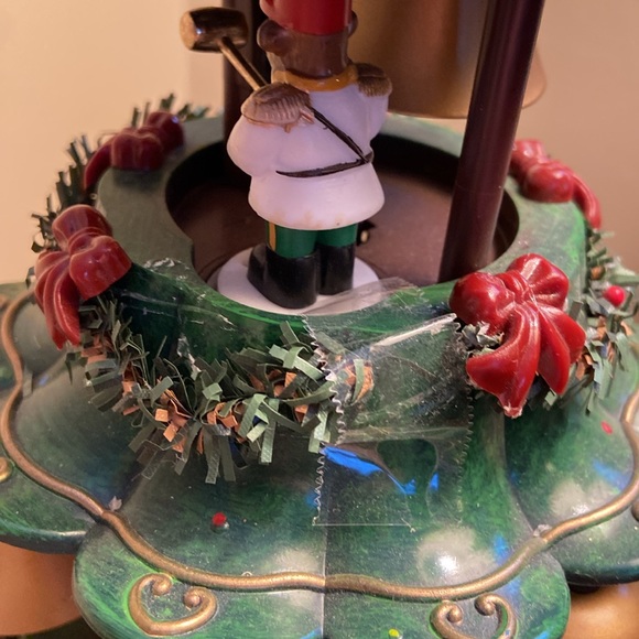 Bell tower tree Christmas decoration vintage bears ringing bells - Picture 15 of 15